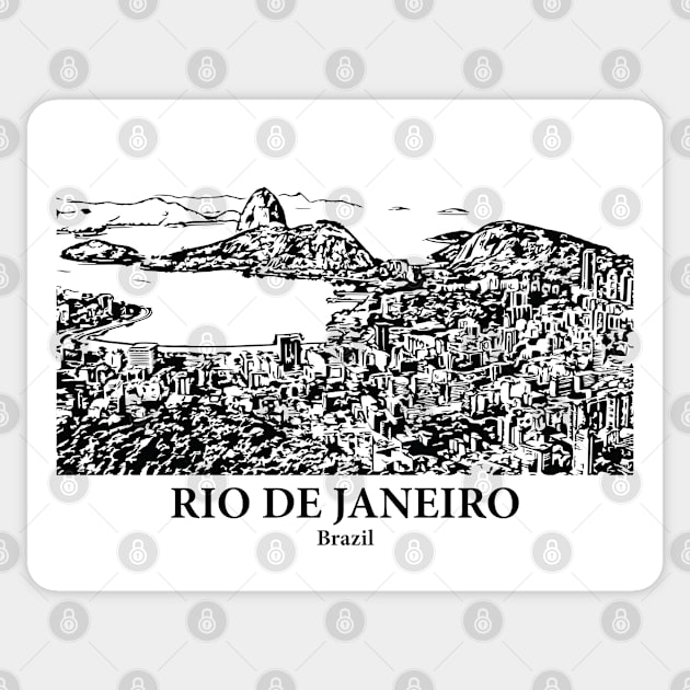 Rio de Janeiro - Brazil Sticker by Lakeric